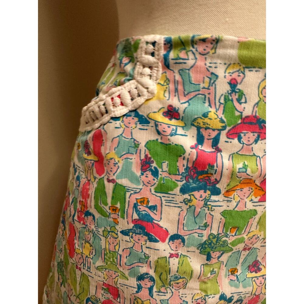 Lilly Pulitzer Roslyn Skirt Giddy Up Grandstand
Kentucky Derby EUC Sz 12 - Picture 3 of 10